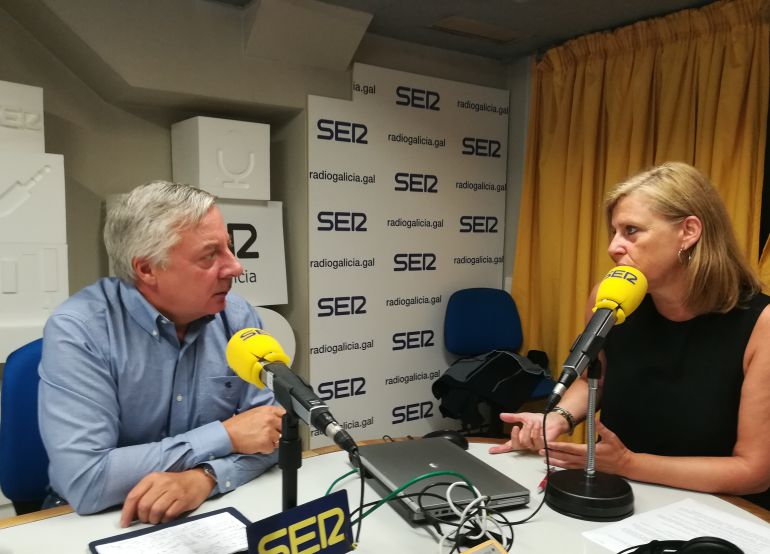 José Blanco y Aida Pena, antes de la entrevista José Blanco y Aida Pena, antes de la entrevista