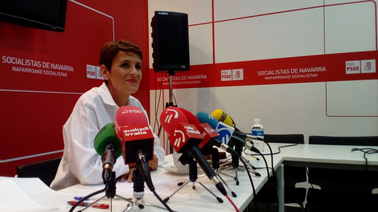 La secretaria general del PSN, María Chivite La secretaria general del PSN, María Chivite