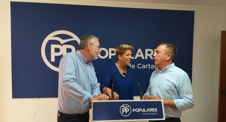 Domingo Segado, Noelia Arroyo y Francisco Espejo