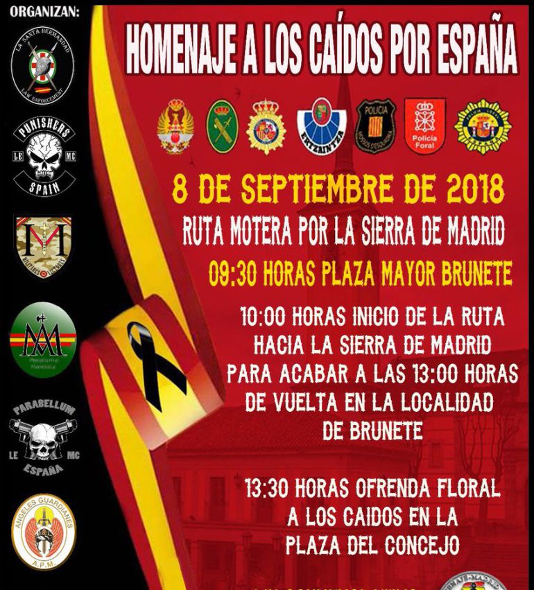 Cartel de la ruta motera de Brunete Cartel de la ruta motera de Brunete