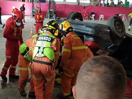 Los campeones del XIV encuentro nacional del rescate en accidentes de tránsito celebrado en Alcañiz Los campeones del XIV encuentro nacional del rescate en accidentes de tránsito celebrado en Alcañiz