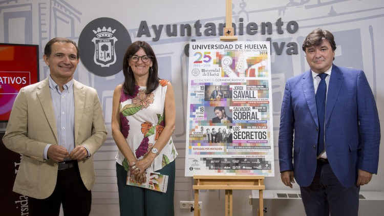 Salvador Sobral, en la clausura del 25 aniversario de la Onubense