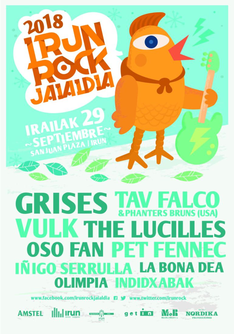 El grupo "Grises" cabeza de cartel del Irun Rock