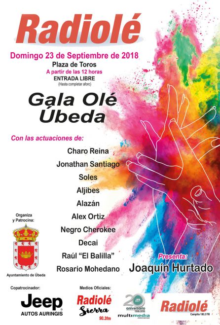 Radiolé llega el domingo 23 de septiembre a Úbeda Radiolé llega el domingo 23 de septiembre a Úbeda
