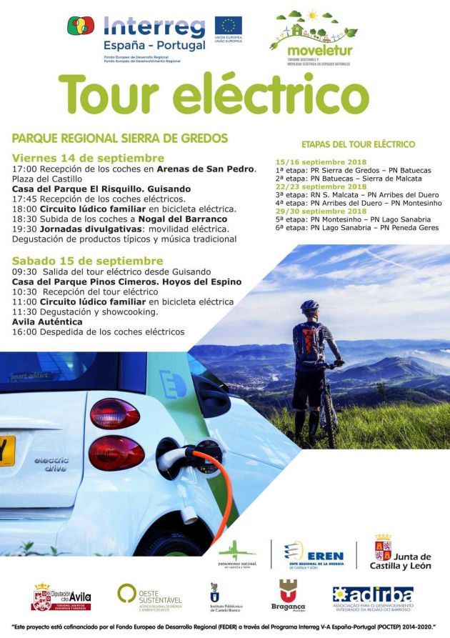 Ávila será punto de partida de un tour eléctrico en la Sierra de Gredos Ávila será punto de partida de un tour eléctrico en la Sierra de Gredos