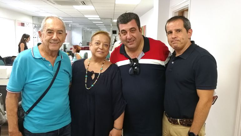De izquierda a derecha, Cecilio Nieto, Sofía Morales, Vicente Cutanda y Carlos Arcaya De izquierda a derecha, Cecilio Nieto, Sofía Morales, Vicente Cutanda y Carlos Arcaya