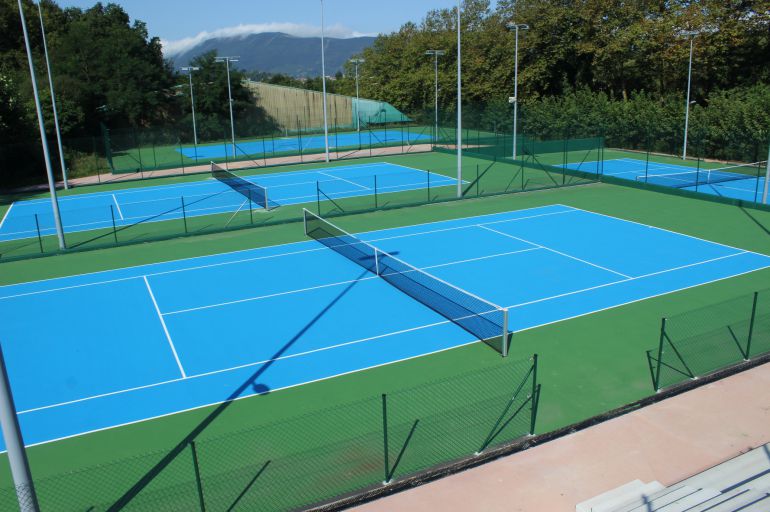 El Espacio San Marcial Txingudi se completa con la apertura de las pistas de tenis y pádel