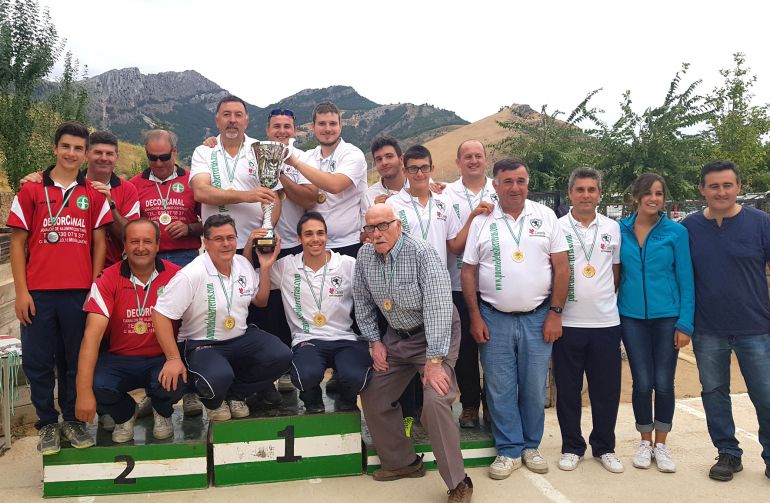 Podium del Campeonato Andaluz de bolos en Cazorla Podium del Campeonato Andaluz de bolos en Cazorla