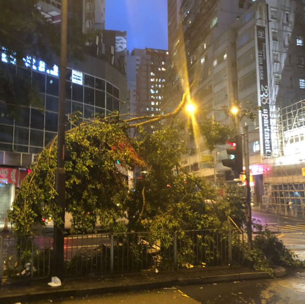 Efectos del Tifón Mangkhut en Hong Kong Efectos del Tifón Mangkhut en Hong Kong