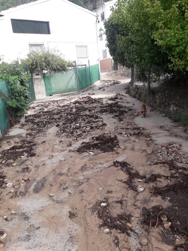 A su paso el agua dejaba calles anegadas y destrozadas en Don Pedro A su paso el agua dejaba calles anegadas y destrozadas en Don Pedro