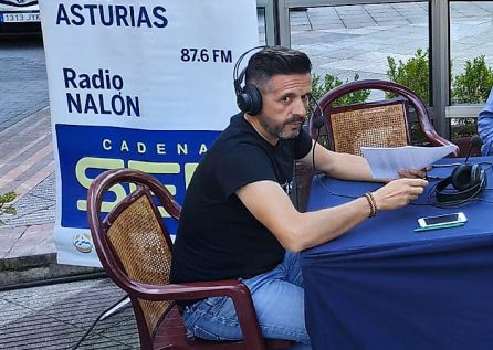 Onofre Alonso, en pleno viaje Onofre Alonso, en pleno viaje