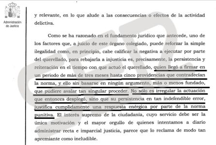 Extracto del voto particular emitido por el magistrado del Tribunal Superior de Justicia de Madrid Emilio Fernández Castro Extracto del voto particular emitido por el magistrado del Tribunal Superior de Justicia de Madrid Emilio Fernández Castro