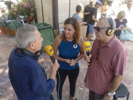 Amadeo Salvador y Arturo Blay junto a la portavoz socialista en el Ayuntamiento, Sandra Gómez Amadeo Salvador y Arturo Blay junto a la portavoz socialista en el Ayuntamiento, Sandra Gómez