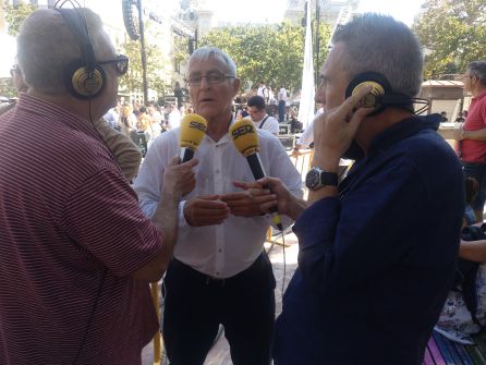 Amadeo Salvador y Arturo Blay junto al alcalde, Joan Ribó Amadeo Salvador y Arturo Blay junto al alcalde, Joan Ribó