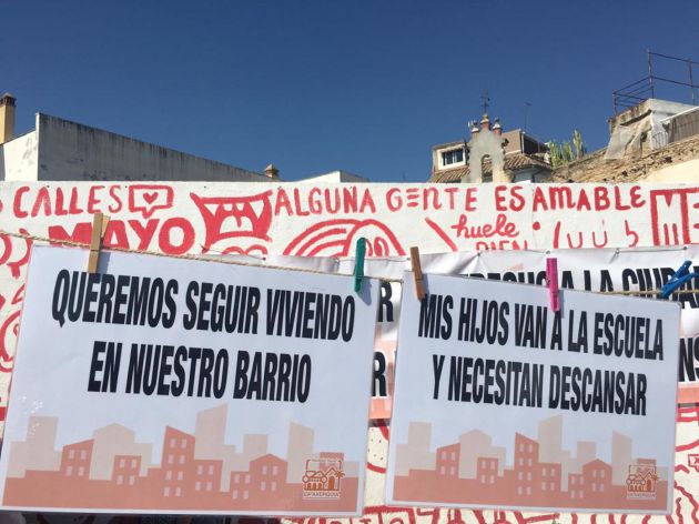 Protesta de los vecinos de la Axerquía contra el ruido Protesta de los vecinos de la Axerquía contra el ruido