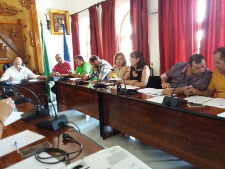 Momento de una de las intervenciones de la portavoz del grupo municipal de Izquierda Unida Momento de una de las intervenciones de la portavoz del grupo municipal de Izquierda Unida