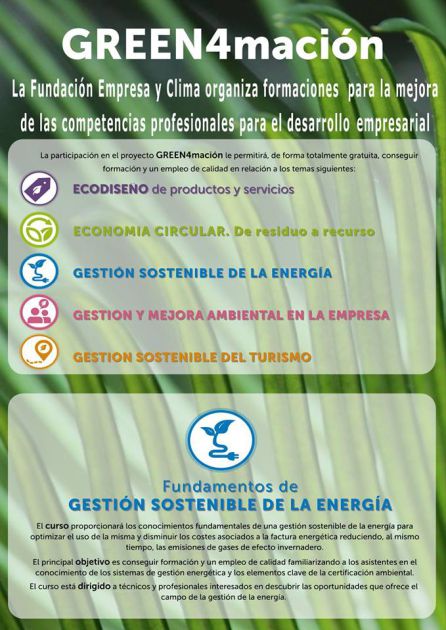 La Fundación Empresa y Clima formará a profesionales en turismo sostenible La Fundación Empresa y Clima formará a profesionales en turismo sostenible