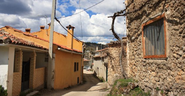 Calles de La Herrería de Santa Cristina, en Carrascosa (Cuenca). Calles de La Herrería de Santa Cristina, en Carrascosa (Cuenca).