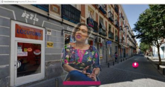 Captura de la página web feminista Captura de la página web feminista