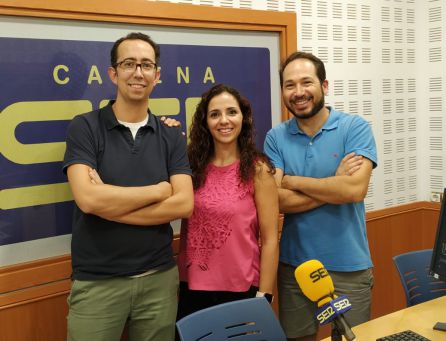 José María Martín, Patricia Huertas y Jacinto Molero. José María Martín, Patricia Huertas y Jacinto Molero.