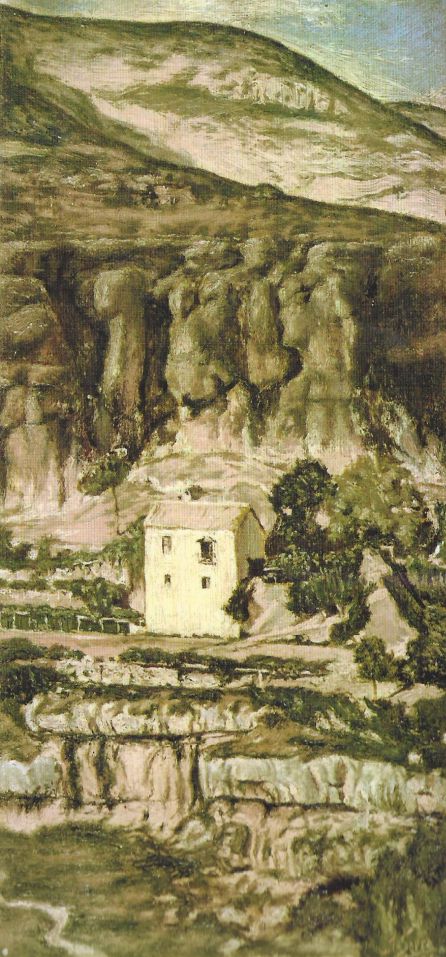 'Paisaje de la hoz del Huécar', de Jaime Serra. 'Paisaje de la hoz del Huécar', de Jaime Serra.