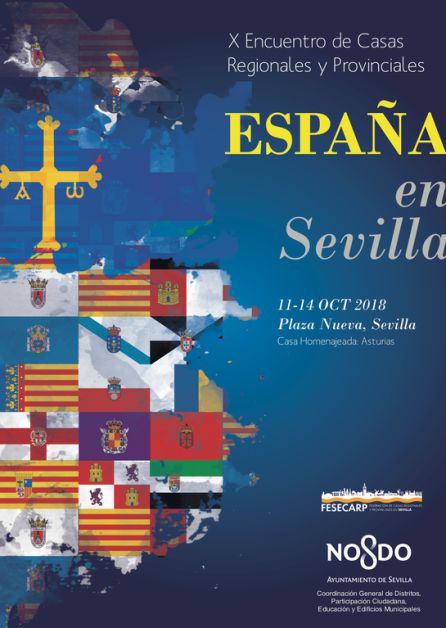 Cartel del X Encuentro de Casas Regionales y Provinciales de Sevilla Cartel del X Encuentro de Casas Regionales y Provinciales de Sevilla