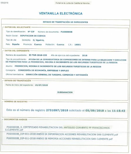 Prieto ha facilitado el expediente a los medios Prieto ha facilitado el expediente a los medios