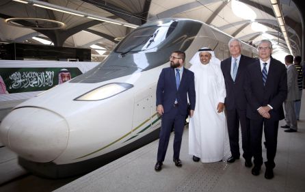 Fotografía faciltiada por AVE Haramain del primer viaje comercial del AVE a la Meca Fotografía faciltiada por AVE Haramain del primer viaje comercial del AVE a la Meca