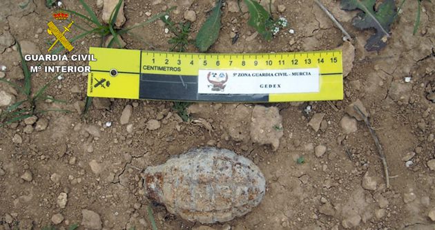 Desactivan dos artefactos explosivos en Caravaca y El Carmolí Desactivan dos artefactos explosivos en Caravaca y El Carmolí