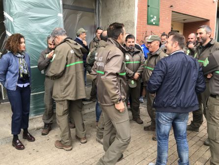 La seguridad de los agentes forestales en el Bierzo se avala con 50 efectivos La seguridad de los agentes forestales en el Bierzo se avala con 50 efectivos