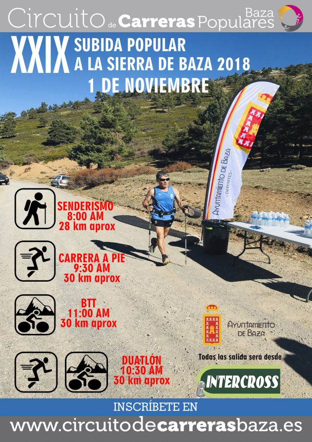 Cartel Subida Sierra de Baza 2018 Cartel Subida Sierra de Baza 2018