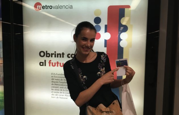 Ionela, segunda usuaria que ha realizado más cancelaciones en metro Valencia con la tarjeta Tuin joven este año Ionela, segunda usuaria que ha realizado más cancelaciones en metro Valencia con la tarjeta Tuin joven este año