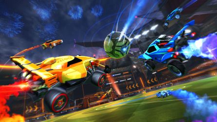 Rocket League teñida de azulón Rocket League teñida de azulón