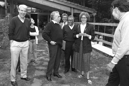 Gabriel García Márquez, en su visita a "La Cristalera" en 1988 Gabriel García Márquez, en su visita a "La Cristalera" en 1988