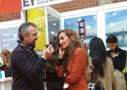 Paco García con invitados en la Feria del Empleo de la Universidad Paco García con invitados en la Feria del Empleo de la Universidad