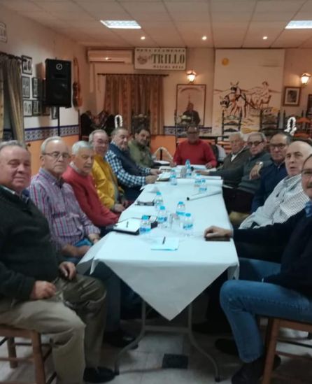Una de las reuniones de la Junta Directiva de la Federación Provincial de Peñas Flamencas Una de las reuniones de la Junta Directiva de la Federación Provincial de Peñas Flamencas