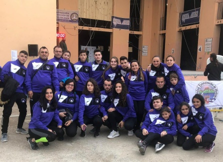 Miembros de la expedición del Club Espeleológico Alto Guadalquivir durante el campeonato nacional Miembros de la expedición del Club Espeleológico Alto Guadalquivir durante el campeonato nacional