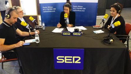 Un instante de la emisión del programa especial Hoy por Hoy Bilbao desde el FIG Bilbao Un instante de la emisión del programa especial Hoy por Hoy Bilbao desde el FIG Bilbao