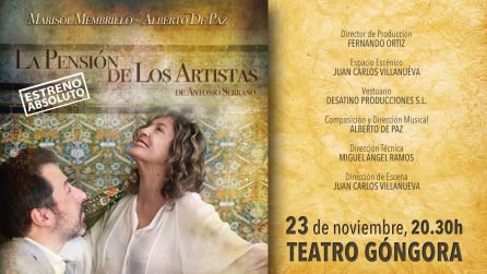 Cartel de la obra La Pensión de los Artistas Cartel de la obra La Pensión de los Artistas