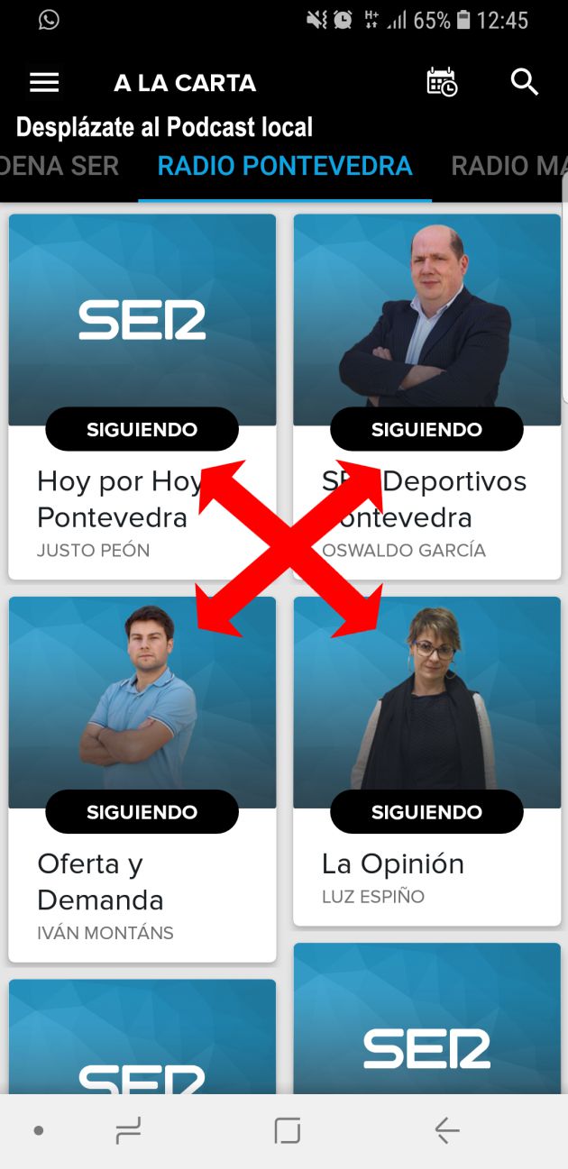 Escolle o programa que queres escoitar Escolle o programa que queres escoitar