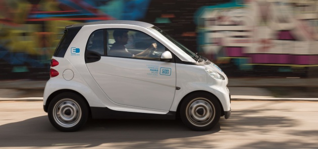 Car2go por las calles de Madrid. Car2go por las calles de Madrid.