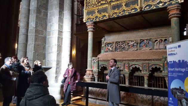 Los participantes en el proyecto han visitado la Basílica de San Vicente Los participantes en el proyecto han visitado la Basílica de San Vicente
