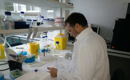 Manuel Nieto Díaz, investigador del grupo de neuroprotección molecular Manuel Nieto Díaz, investigador del grupo de neuroprotección molecular