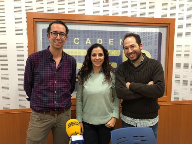José María Martín, Patricia Huertas y Jacinto Molero. José María Martín, Patricia Huertas y Jacinto Molero.