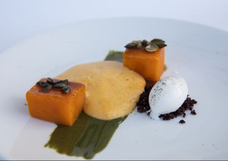 El plato ganador, "Calabaza", de Oriol Casals El plato ganador, "Calabaza", de Oriol Casals