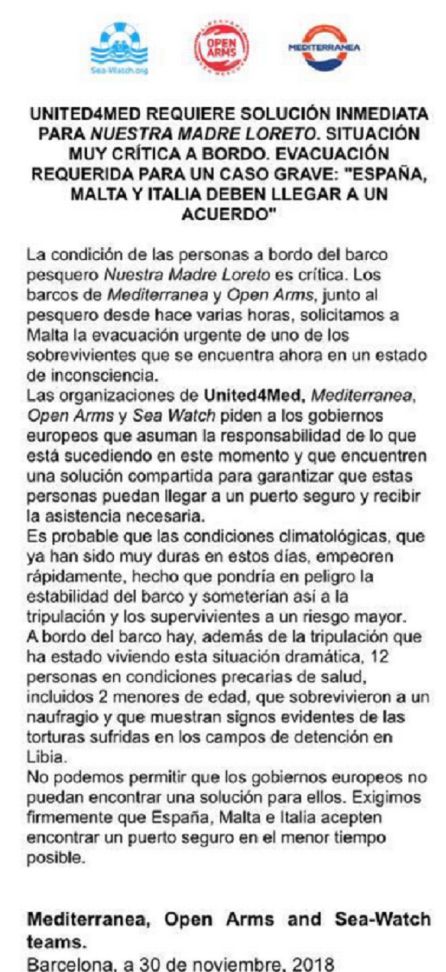 Comunicado ONGs Comunicado ONGs