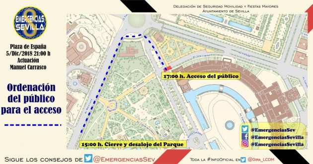 Manuel Carrasco tiene una cita con Sevilla en la Plaza de España Manuel Carrasco tiene una cita con Sevilla en la Plaza de España