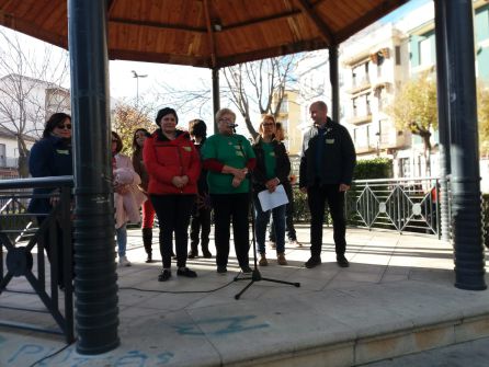 Salvadora Justicia, directiva de ADIJ Jódar, previa a la lectura del Manifiesto Salvadora Justicia, directiva de ADIJ Jódar, previa a la lectura del Manifiesto