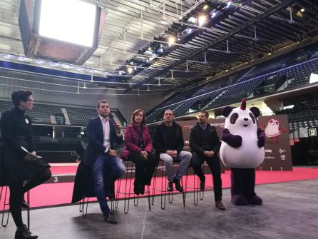 La prueba reina de la gimnasia rítmica llega al Navarra Arena La prueba reina de la gimnasia rítmica llega al Navarra Arena