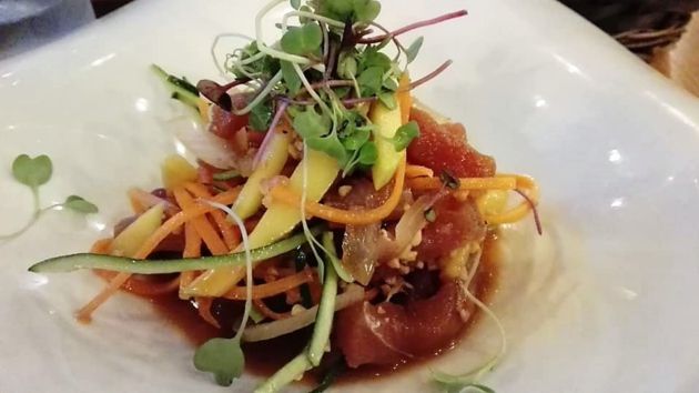 Ceviche de atún rojo de almadraba Ceviche de atún rojo de almadraba